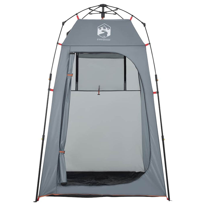 Tenda Privacy Grigio e Arancione a Rilascio Rapido Impermeabile 4004142