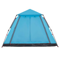 Tenda a Cupola da Campeggio 5 Persone Blu a Rilascio Rapido 4004147