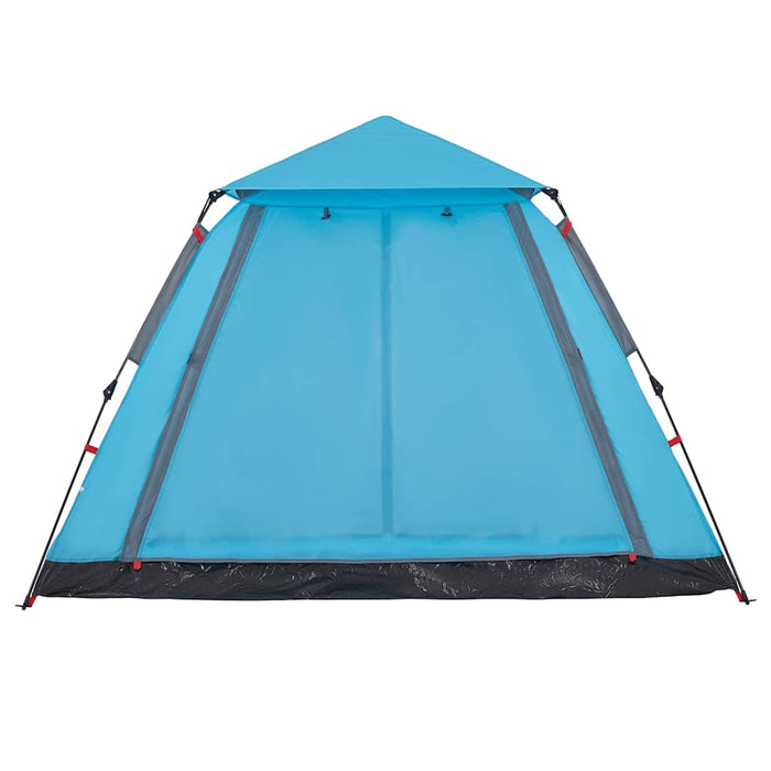 Tenda a Cupola da Campeggio 5 Persone Blu a Rilascio Rapido 4004147