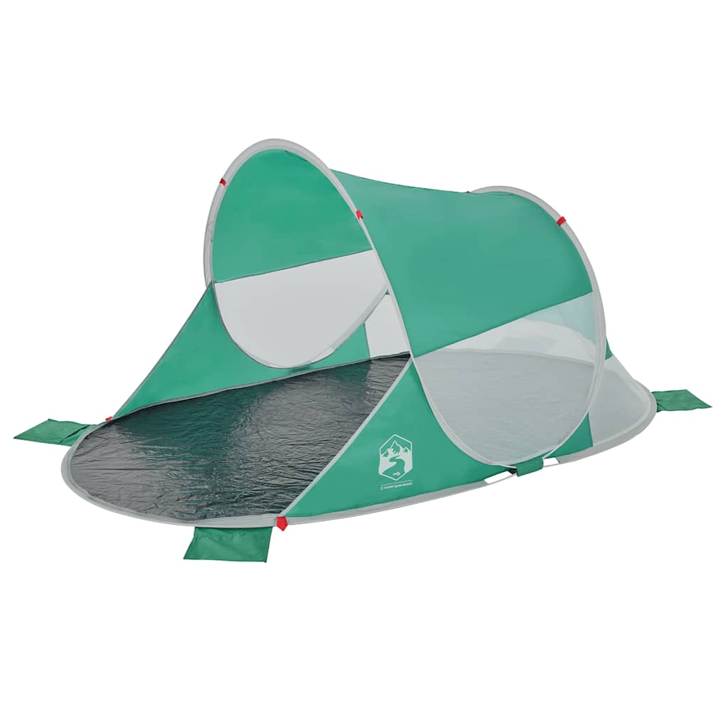 Tenda da Spiaggia Pop-Up Verde Mare Impermeabile 4004150