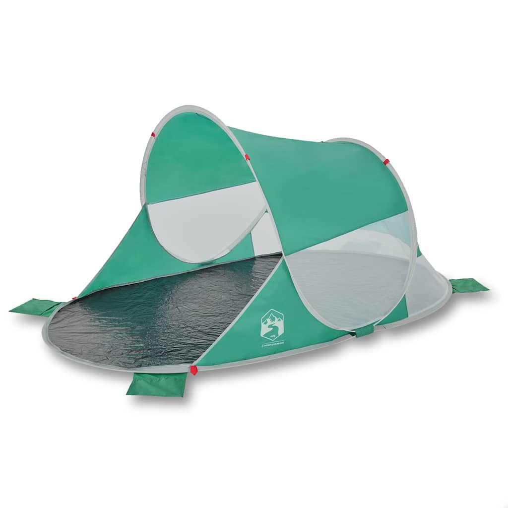 Tenda da Spiaggia Pop-Up Verde Mare Impermeabile 4004150