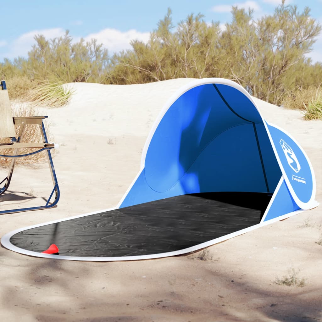 Tenda da Spiaggia Pop-Up Azzurra Impermeabile 4004155