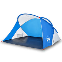 Tenda da Spiaggia 2 Persone Pop-Up Azzurra Impermeabile 4004158