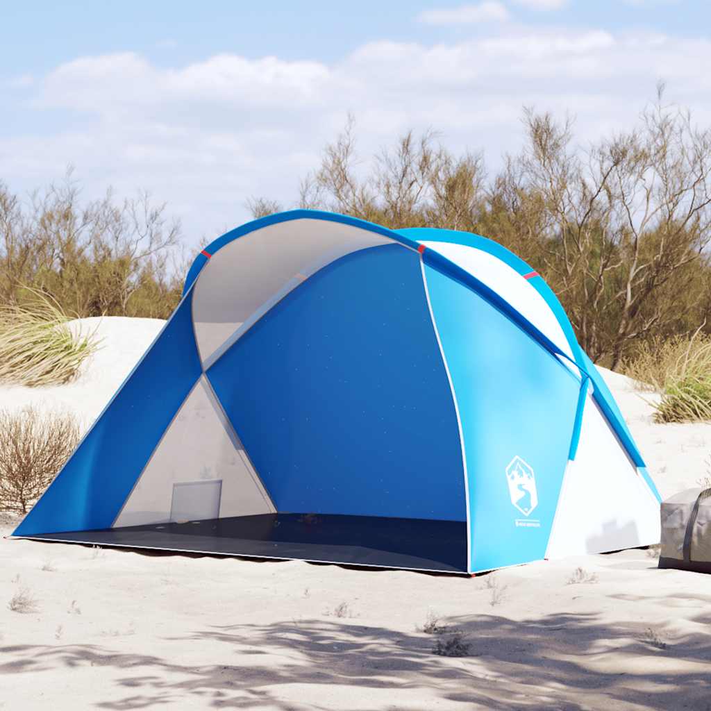 Tenda da Spiaggia 2 Persone Pop-Up Azzurra Impermeabile 4004158