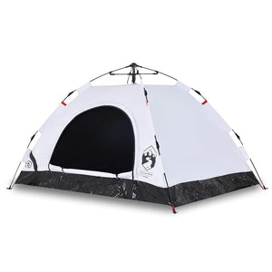 Tenda 3 Persone Bianca in Tessuto Oscurante a Rilascio Rapido 4004168