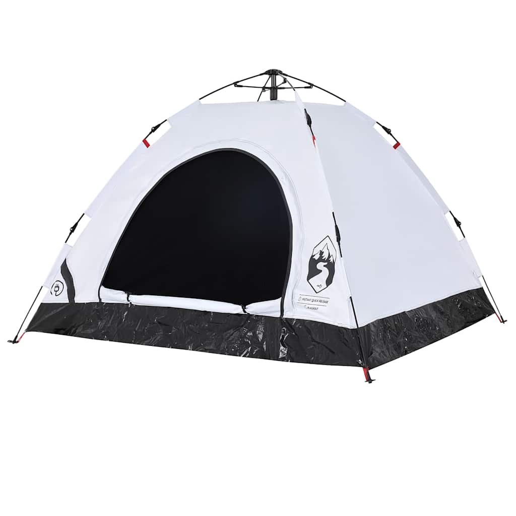 Tenda 3 Persone Bianca in Tessuto Oscurante a Rilascio Rapido 4004168