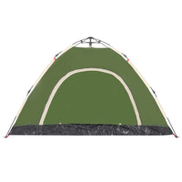 Tenda da Campeggio 4 Persone Verde a Rilascio Rapido 4004169