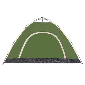 Tenda da Campeggio 4 Persone Verde a Rilascio Rapido 4004169