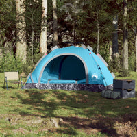 Tenda da Campeggio 4 Persone Blu a Rilascio Rapido 4004170