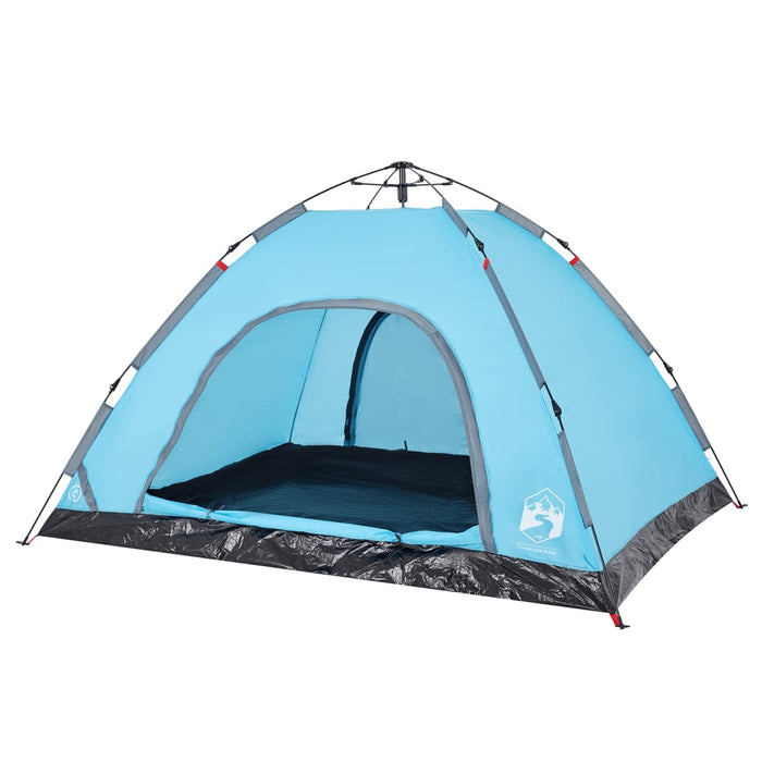 Tenda da Campeggio 4 Persone Blu a Rilascio Rapido 4004170