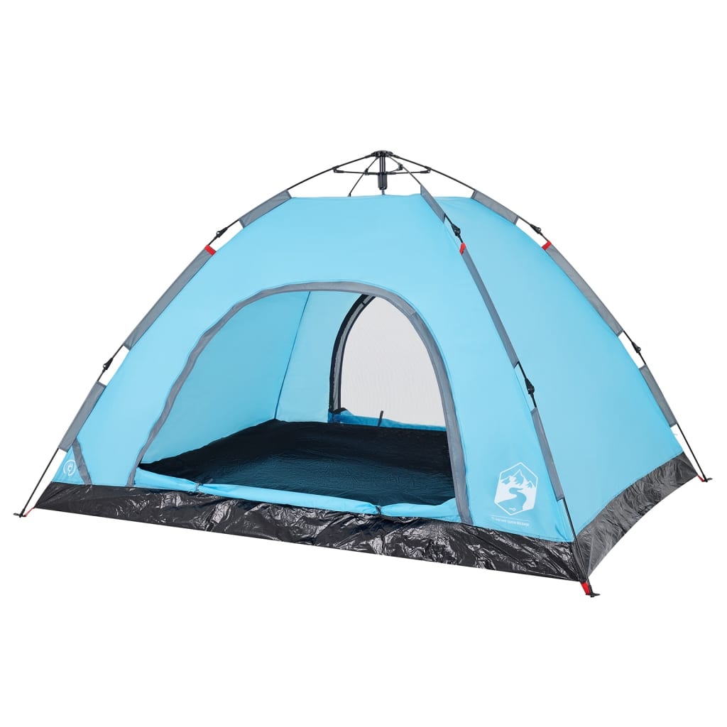 Tenda da Campeggio 4 Persone Blu a Rilascio Rapido 4004170