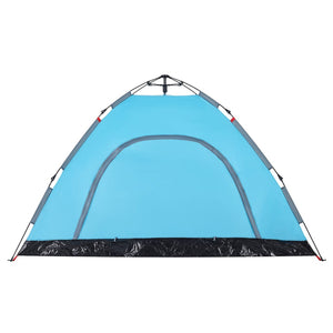 Tenda da Campeggio 4 Persone Blu a Rilascio Rapido 4004170