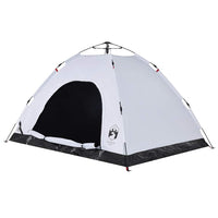 Tenda 4 Persone Bianca in Tessuto Oscurante a Rilascio Rapido 4004172