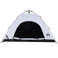 Tenda 4 Persone Bianca in Tessuto Oscurante a Rilascio Rapido 4004172