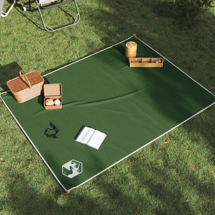 Tovaglia da Picnic con Picchetti Verde 205x155 cm 4004200