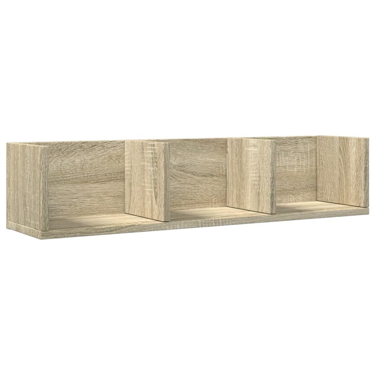 Mobili Parete 2 pz Rovere Sonoma 75x18x16,5cm Legno Multistrato 840434