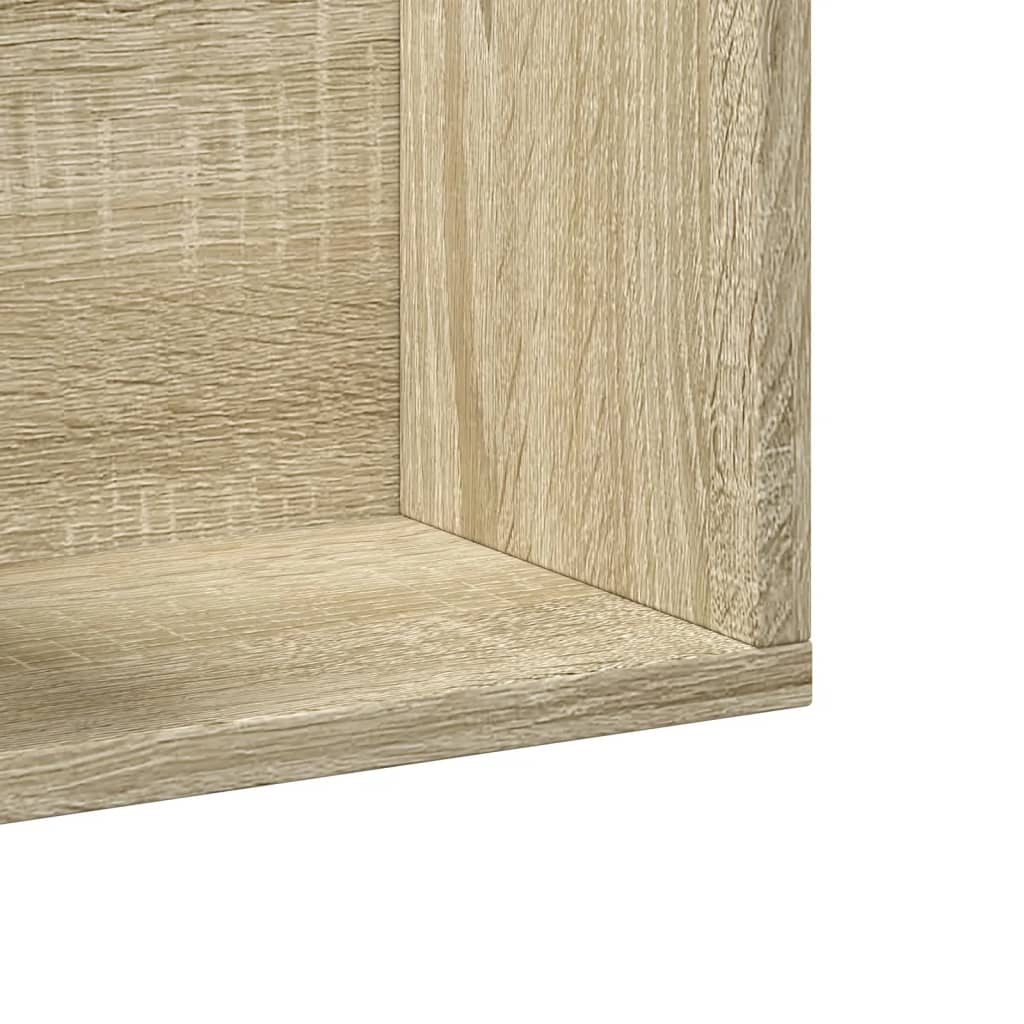 Mobili Parete 2 pz Rovere Sonoma 75x18x16,5cm Legno Multistrato 840434