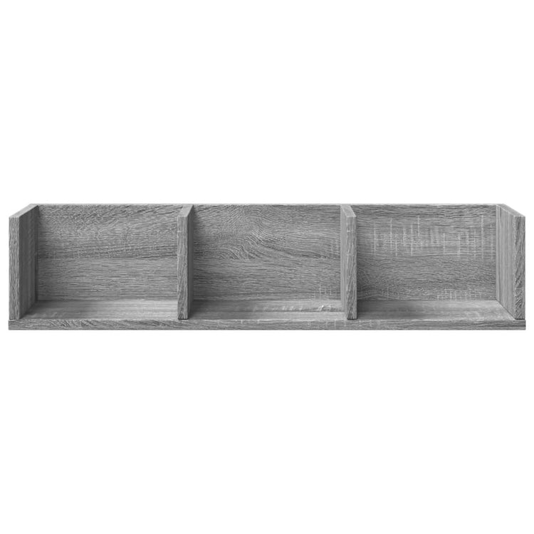 Mobile Pensile Grigio Sonoma 75x18x16,5 cm in Legno Multistrato 840439