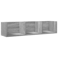 Mobili Parete 2 pz Grigio Sonoma 75x18x16,5 cm in Multistrato 840440