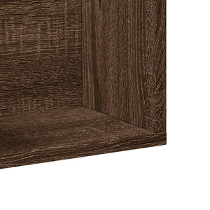 Armadietto a Muro Rovere Marrone 75x18x16,5cm Legno Multistrato 840441