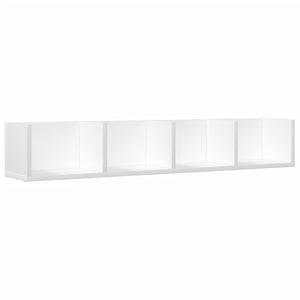 Armadietto a Muro Bianco 99x18x16,5 cm in Legno Multistrato 840443