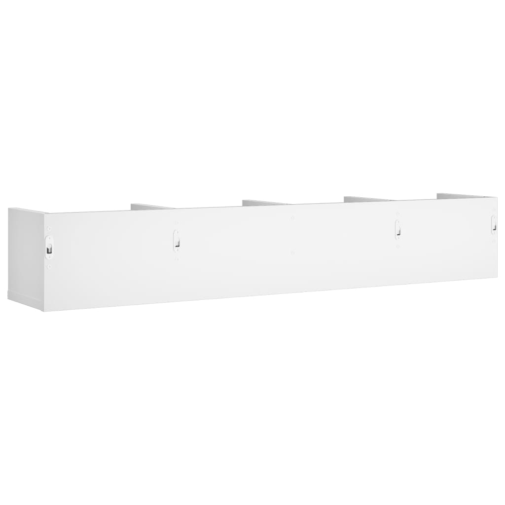 Armadietto a Muro Bianco 99x18x16,5 cm in Legno Multistrato 840443