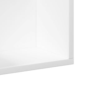 Armadietto a Muro Bianco 99x18x16,5 cm in Legno Multistrato 840443