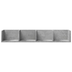 Mobili Parete 2 pz Grigio Cemento 99x18x16,5 cm in Multistrato 840450