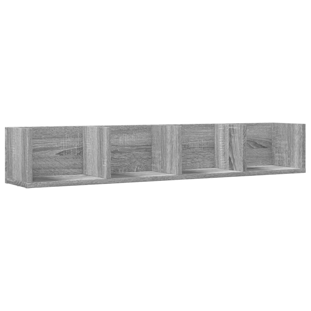 Mobile Pensile Grigio Sonoma 99x18x16,5 cm in Legno Multistrato 840453