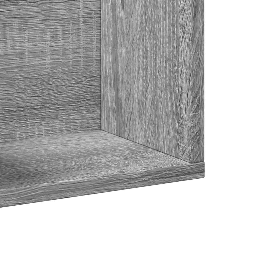 Mobili Parete 2 pz Grigio Sonoma 99x18x16,5cm Legno Multistrato 840454