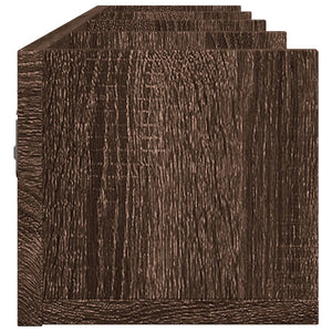 Armadietto a Muro Rovere Marrone 99x18x16,5cm Legno Multistrato 840455