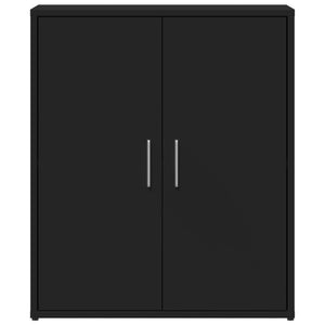 Credenza Nero 60x31x70 cm in Legno Multistrato 840458