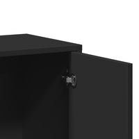 Credenza Nero 60x31x70 cm in Legno Multistrato 840458