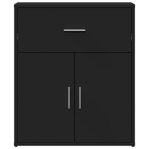 Credenza Nero 60x31x70 cm in Legno Multistrato 840465