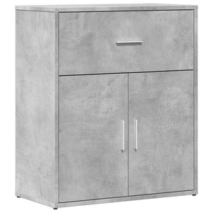 Credenza Grigio Cemento 60x31x70 cm in Legno Multistratocod mxl 115542