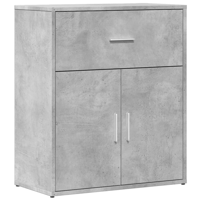 Credenza Grigio Cemento 60x31x70 cm in Legno Multistrato 840467