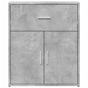 Credenza Grigio Cemento 60x31x70 cm in Legno Multistrato 840467