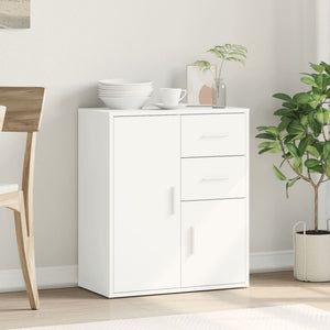 Credenza Bianco 60x31x70 cm in Legno Multistrato 840478