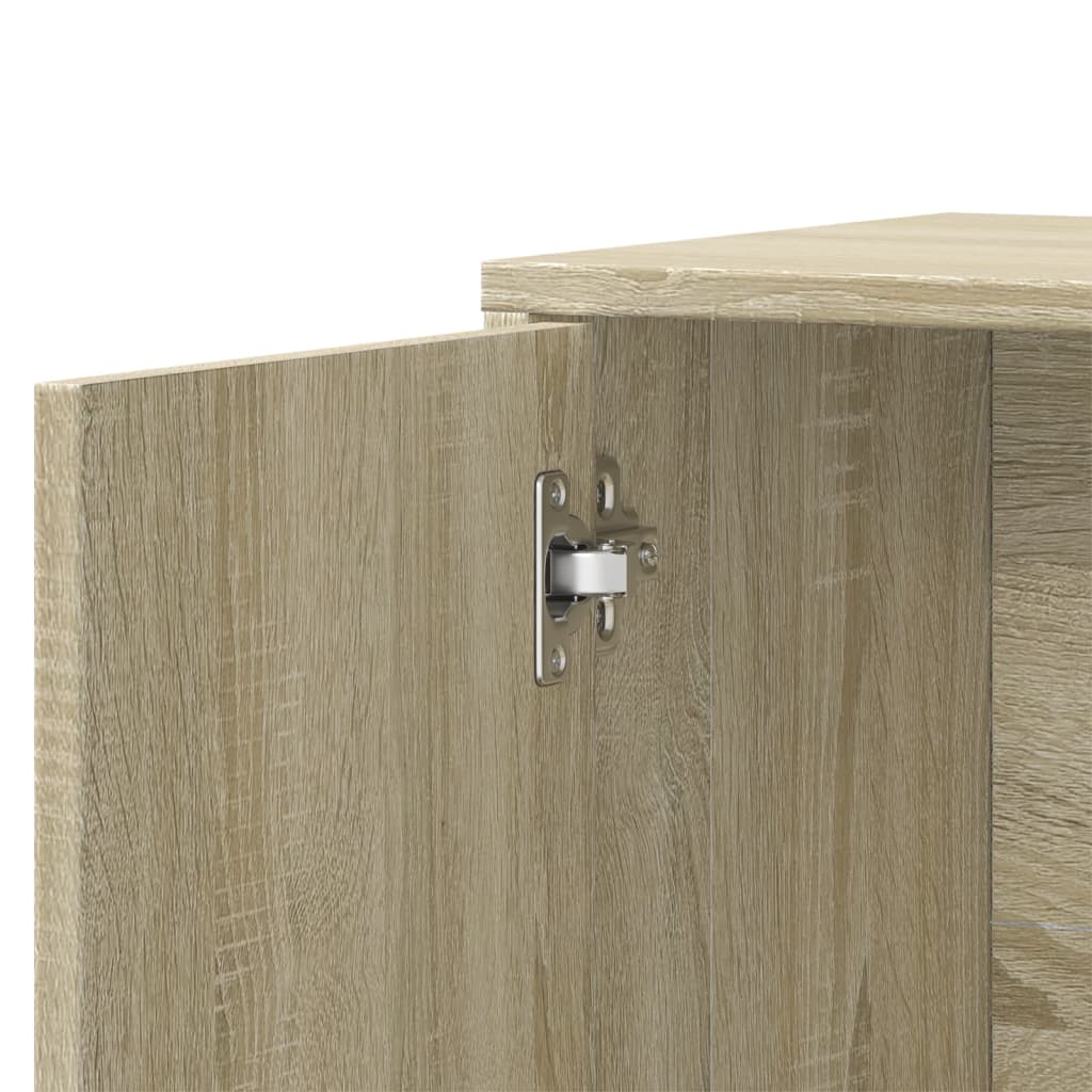 Credenza Rovere Sonoma 60x31x70 cm in Legno Multistrato 840480