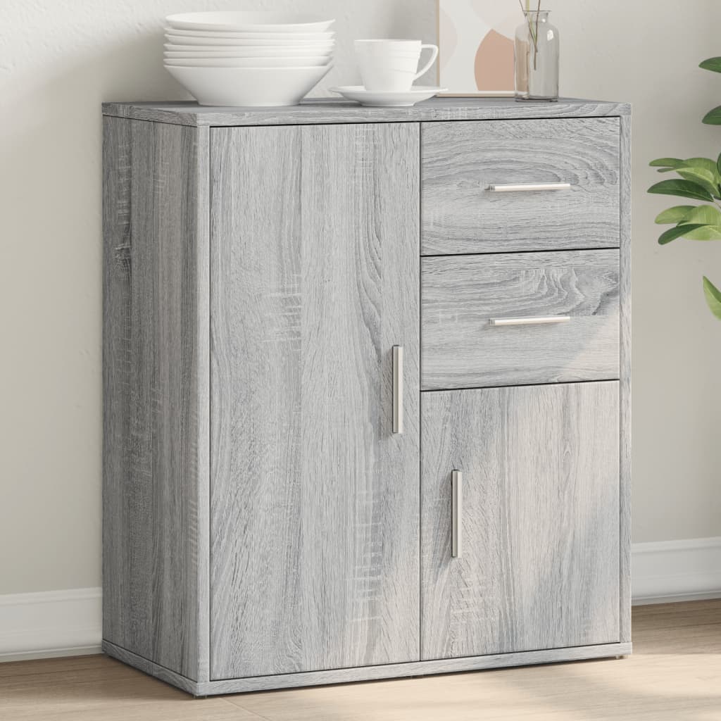 Credenza Grigio Sonoma 60x31x70cm in Legno Multistrato 840483