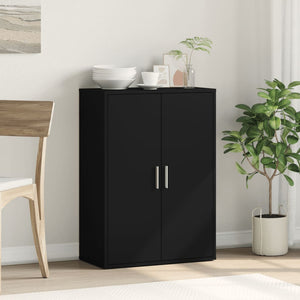 Credenza Nero 60x31x84 cm in Legno Multistrato 840486