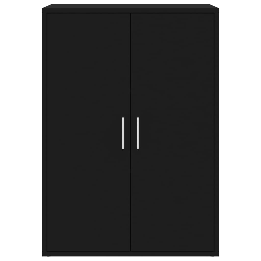 Credenza Nero 60x31x84 cm in Legno Multistrato 840486