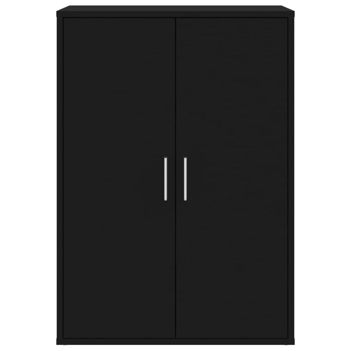 Credenza Nero 60x31x84 cm in Legno Multistrato 840486