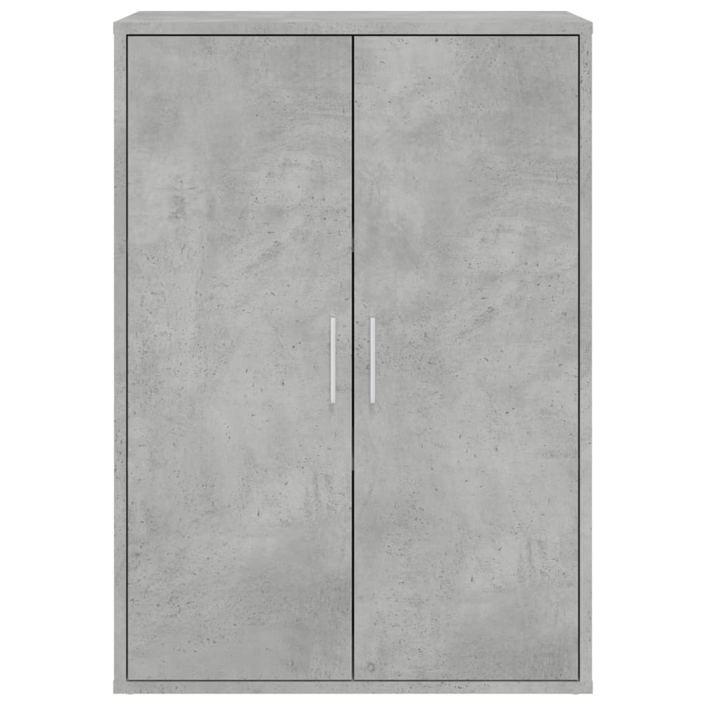 Credenza Grigio Cemento 60x31x84 cm in Legno Multistrato 840488