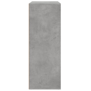 Credenza Grigio Cemento 60x31x84 cm in Legno Multistrato 840488