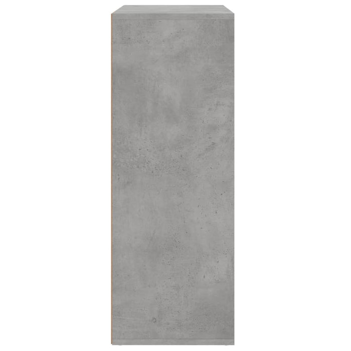 Credenza Grigio Cemento 60x31x84 cm in Legno Multistrato 840488