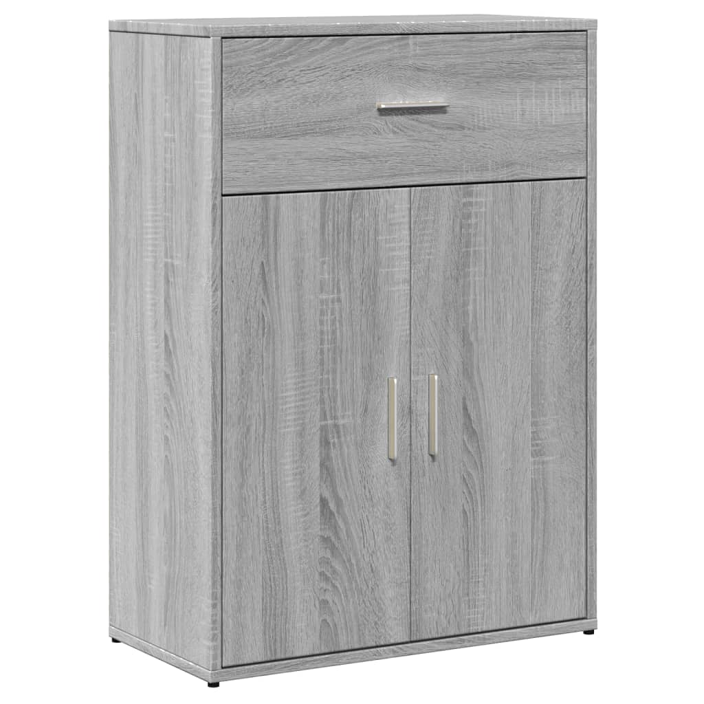 Credenza Grigio Sonoma 60x30x84 cm in Legno Multistrato 840497