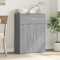 Credenza Grigio Sonoma 60x30x84 cm in Legno Multistrato 840497