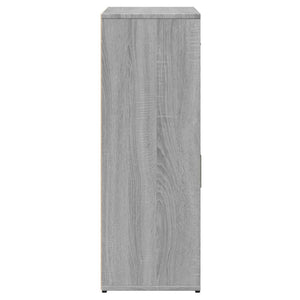 Credenza Grigio Sonoma 60x30x84 cm in Legno Multistrato 840497