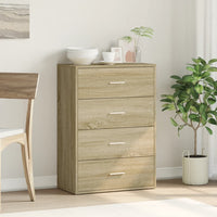 Credenza Rovere Sonoma 60x31x84 cm in Legno Multistrato 840501